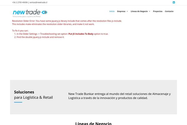 newtrade.cl site used Newtrade