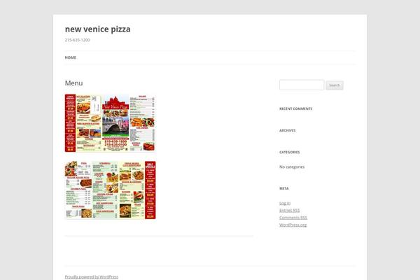 WordPress website example screenshot