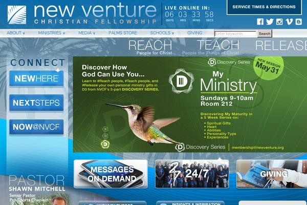 newventure.org site used Newventure