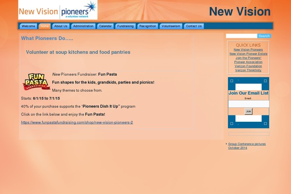 newvisionpioneers.org site used Newvision