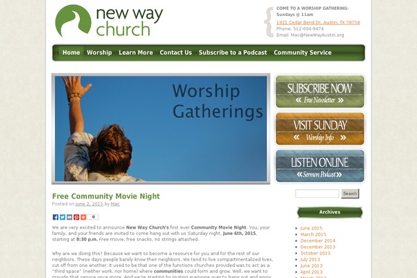 newwayaustin.org site used Church-wp12