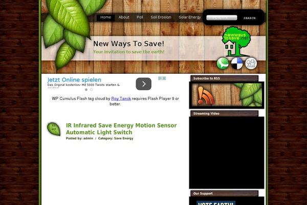 newwaystosave.net site used Nature-mag