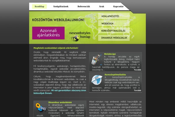 newwebstyles.hu site used Kis
