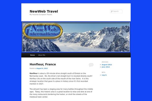WordPress website example screenshot
