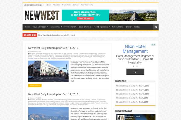 Sahifa theme site design template sample