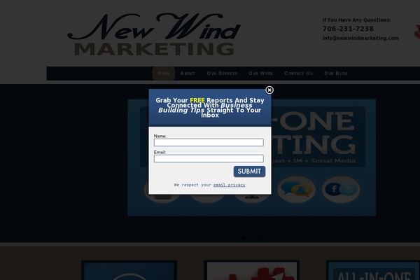 Headway theme site design template sample