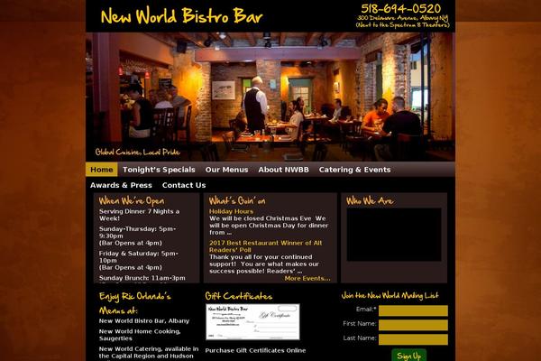 newworldbistrobar.com site used New-world-theme