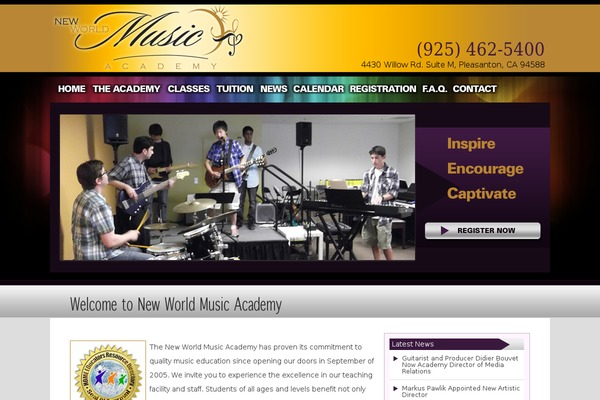 newworldmusicacademy.com site used Nwma