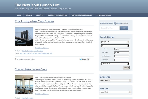 newyorkcondoloft.com site used Condo