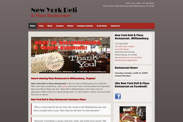 newyorkdelipizza.com site used Nydresponsive