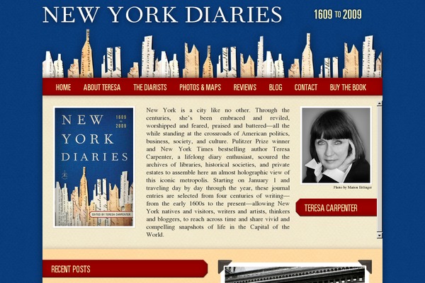 newyorkdiaries.com site used Diaries