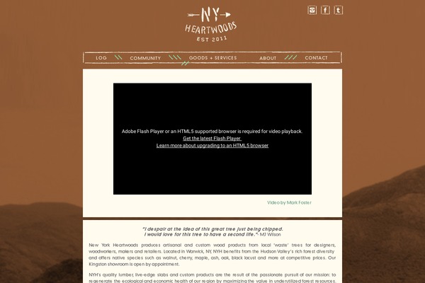 newyorkheartwoods.com site used Nyh
