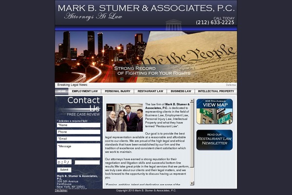 WordPress website example screenshot