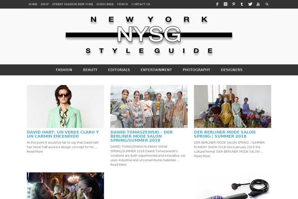 newyorkstyleguide.com site used Nysg4.06