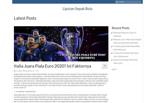 Virtue theme site design template sample