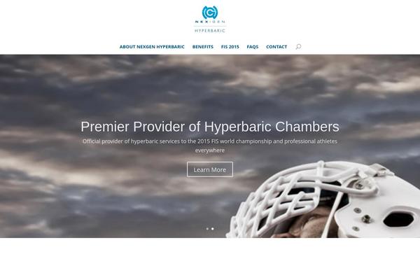 Divi theme site design template sample