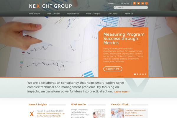 WordPress website example screenshot