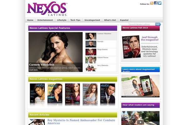 nexoslatinos.com site used Nexos