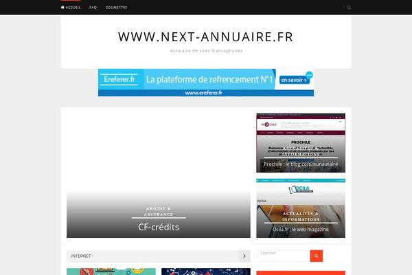 next-annuaire.fr site used Smartzine