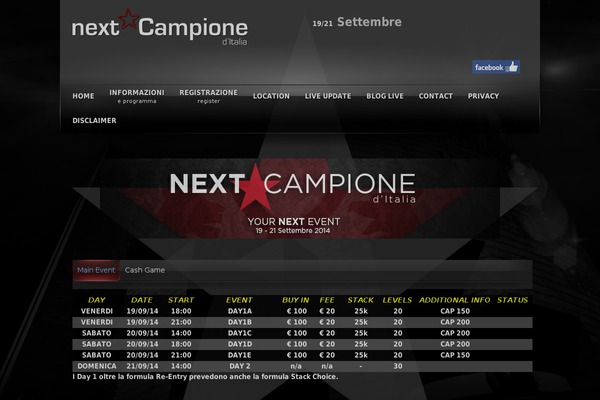 nextcampione.it site used Dominion