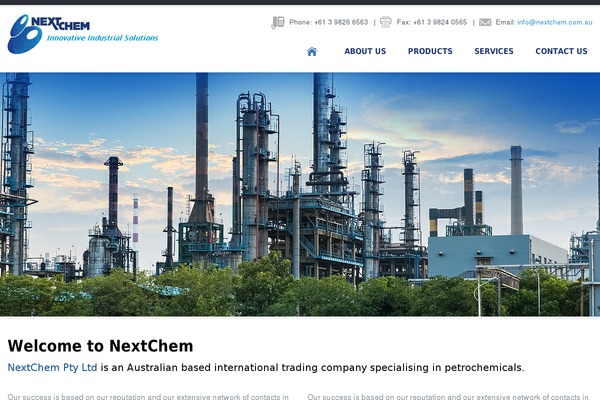 nextchem.com.au site used Nextchem