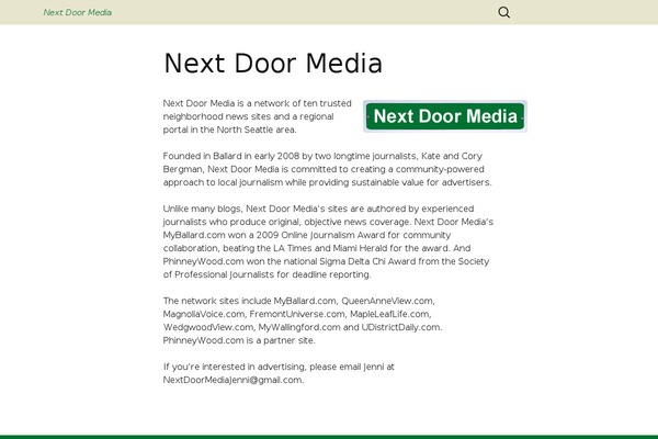 Twenty Thirteen theme site design template sample