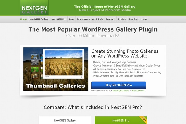 nextgen-gallery.com site used Imagely