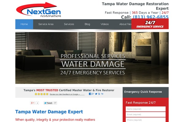 Nextgen theme site design template sample