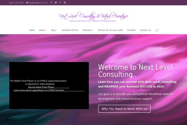 Divi theme site design template sample