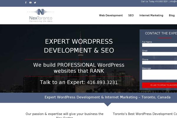 Site using Fusion-builder plugin