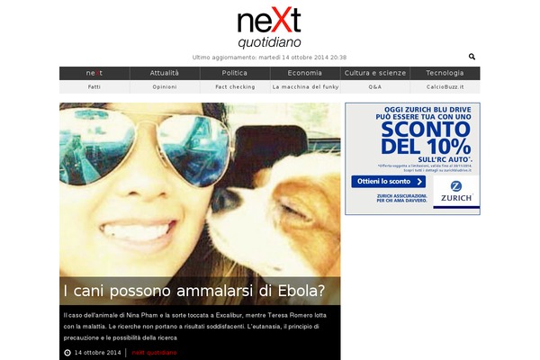 nextquotidiano.it site used Nextquotidiano