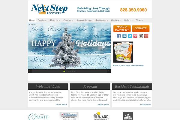 NonProfit theme site design template sample