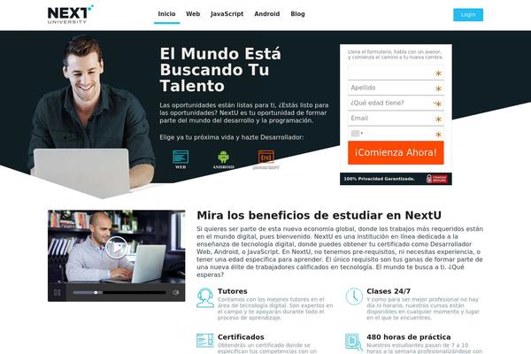 nextu.com site used Nextu-theme