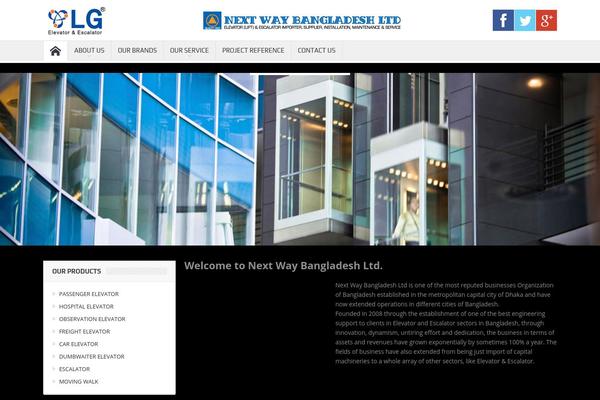 WordPress website example screenshot