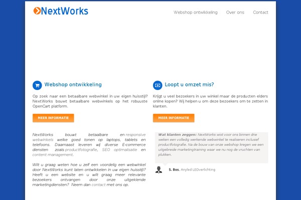 WordPress website example screenshot