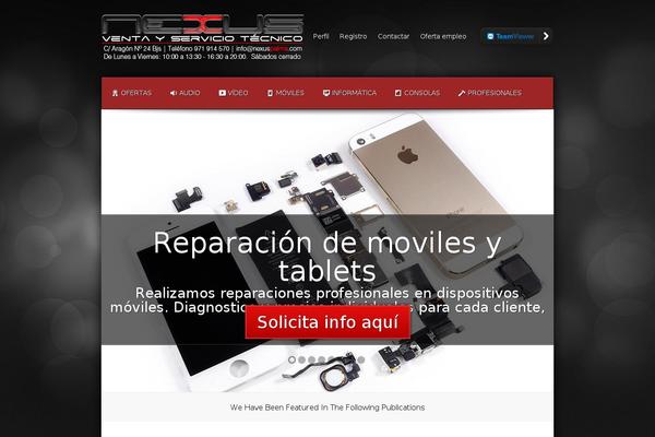 WordPress website example screenshot