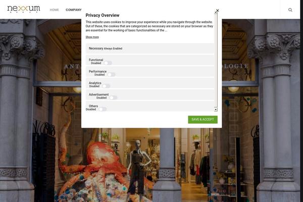 Site using Uncode-privacy plugin