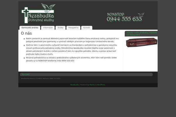WordPress website example screenshot