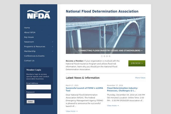 nfdaflood.com site used Nfda