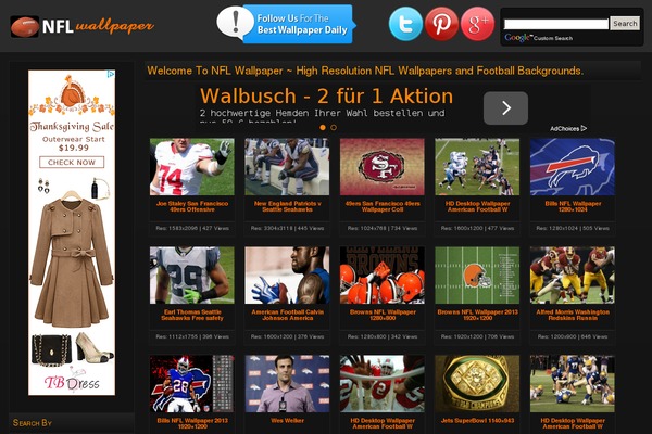 nflwallpaper.org site used Hello World