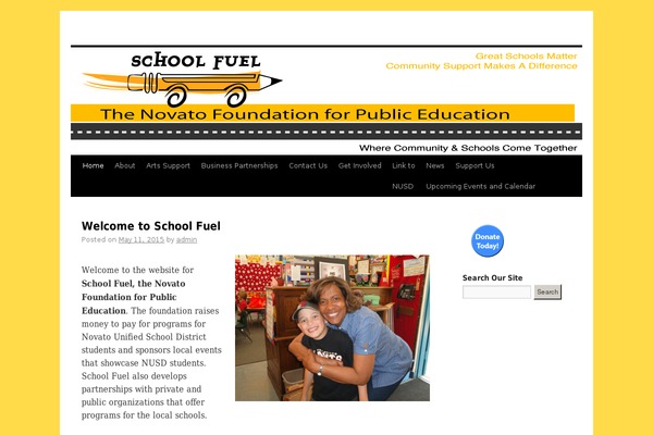 Twenty Ten theme site design template sample