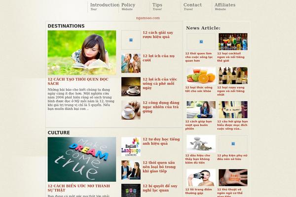 WordPress website example screenshot