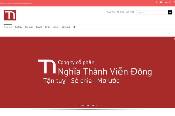 Uncode theme site design template sample