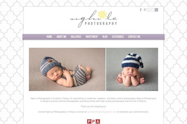 Serendipity theme site design template sample