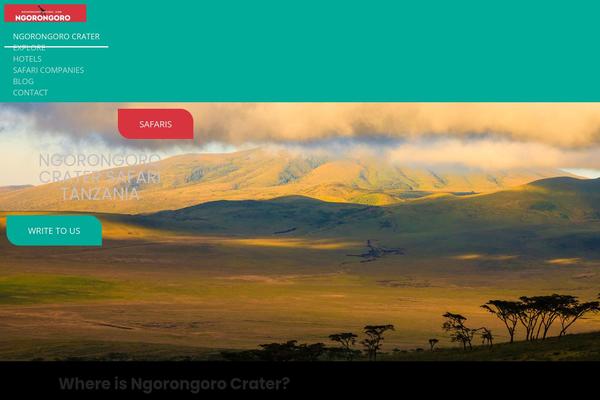 Africa theme site design template sample