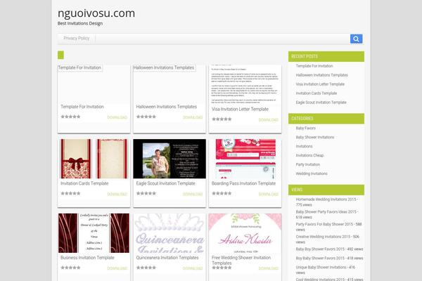 Wallplay theme site design template sample