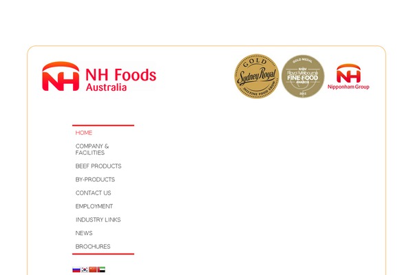 nh-foods.com.au site used Nhfoods