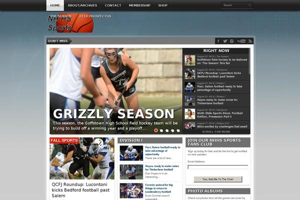 nh-highschoolsports.com site used Gameday