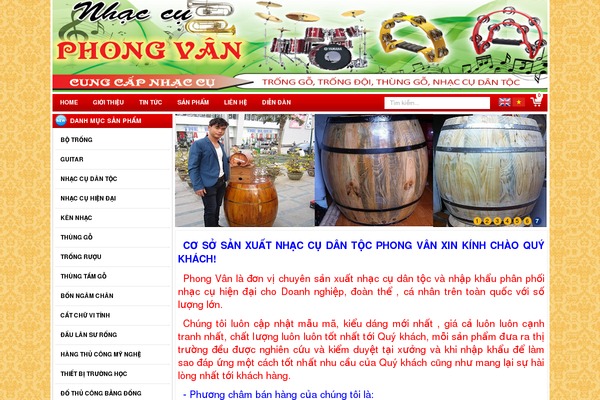 nhaccuphongvan.vn site used Nhaccu