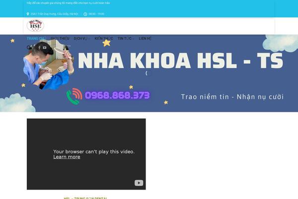nhakhoahsl.com site used My-pham